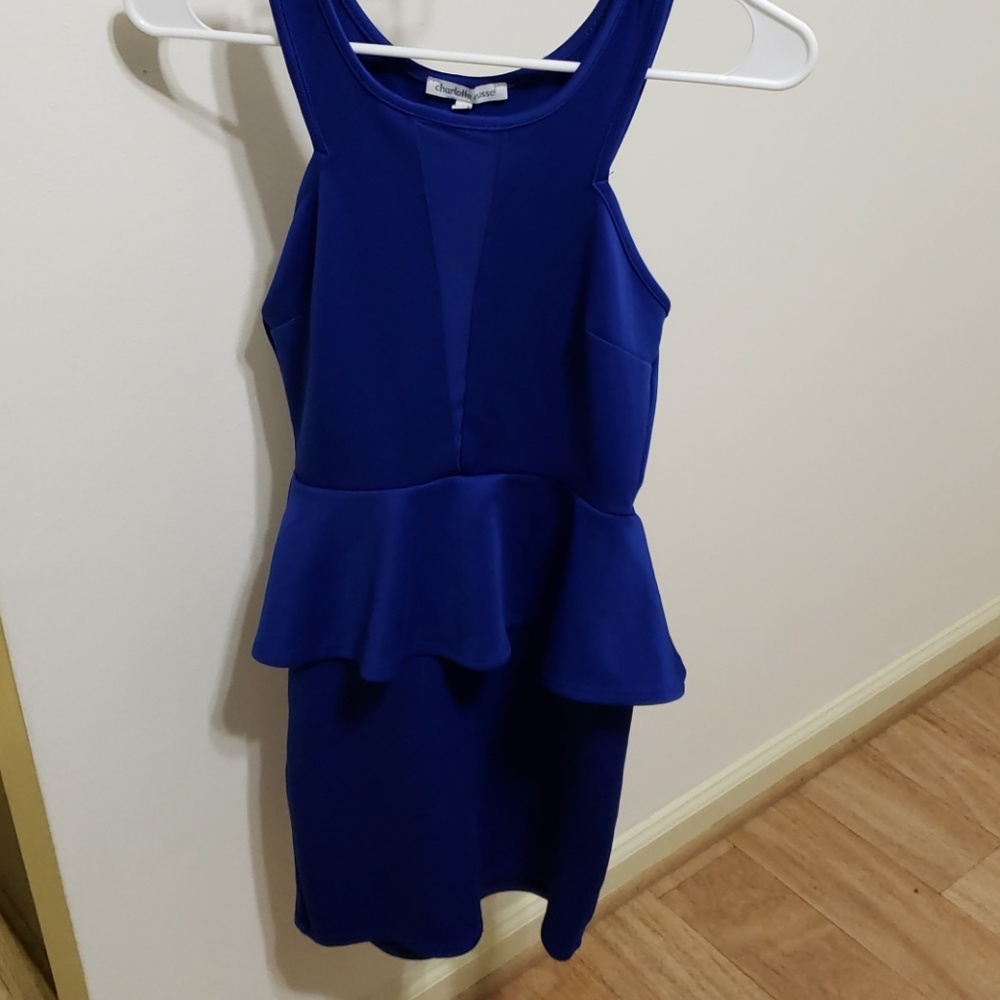 Royal blue dress